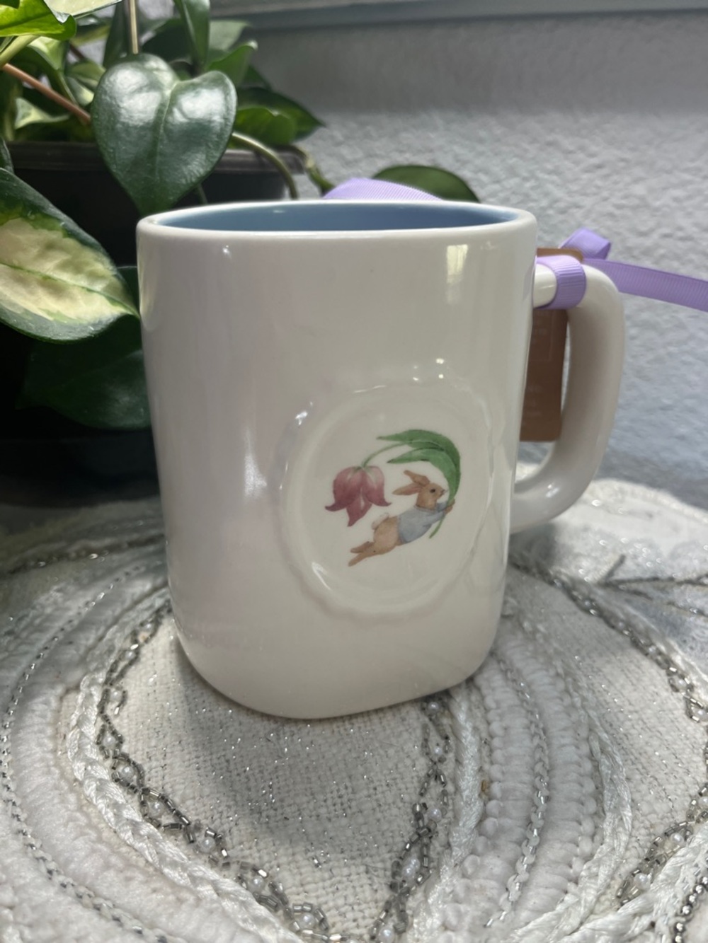 NWT Rae Dunn “Oh Hello Spring”Ceramic Coffee Mug - Picture 3 of 7